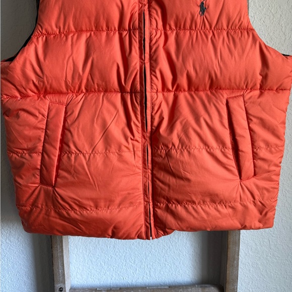 Ralph Lauren Polo Reversible Down Puffer Vest Coat boys sz: Small or 8/10 - Picture 9 of 11